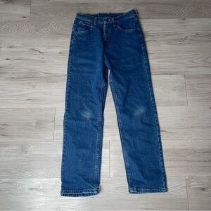Wrangler Relaxed Fit Straight Jeans 28x30 Denim Utility Western Casual Workwear